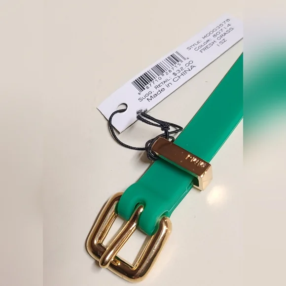 Green Bracelet with gold buckle NWT - Picture 3 of 6